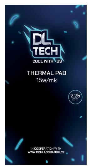 DLTech Thermal Pad 90 × 50 × 2,25 mm 15 W/mK