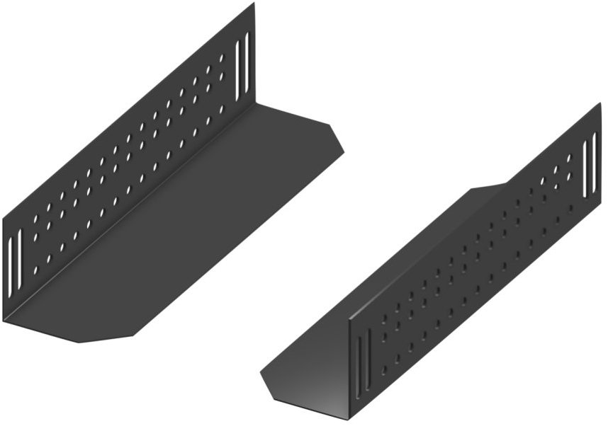 CTnet RAB-NL-X01-X1, Nosné ližiny pro rozvaděč hl. 600 mm (L=380 mm), pár