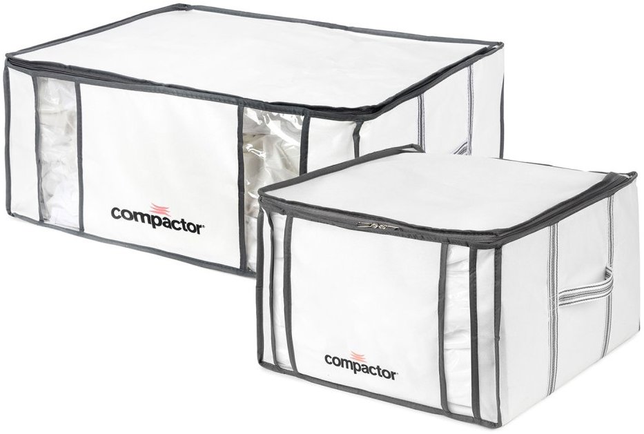 Compactor Sada vakuových úložných boxů Life, 1 × M 125 litrů, 1× XXL 210 litrů