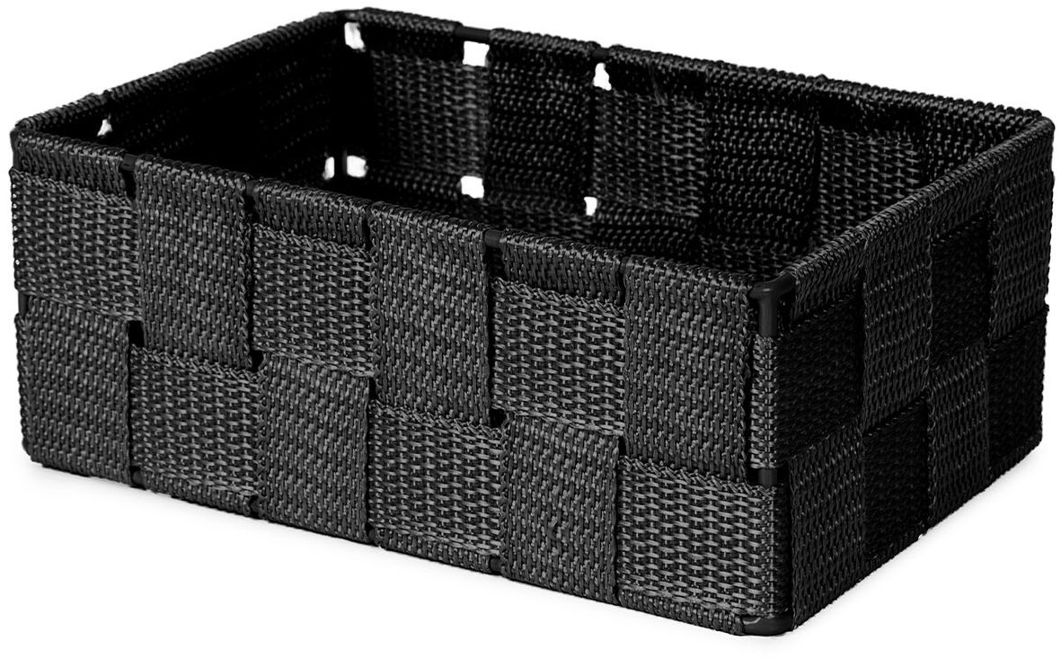 Compactor Úložný organizér Stan, tkané pásky, kovový rám, černý M