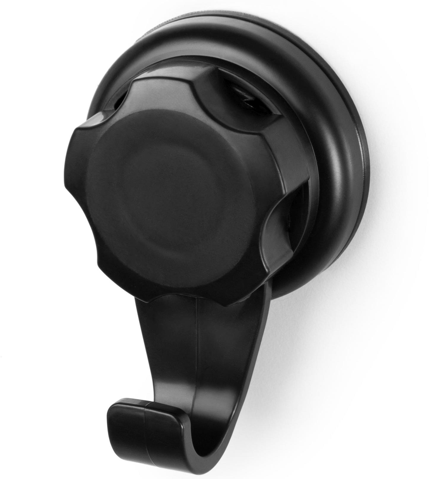 Compactor Bestlock Black Háčky do koupelny, 2 ks