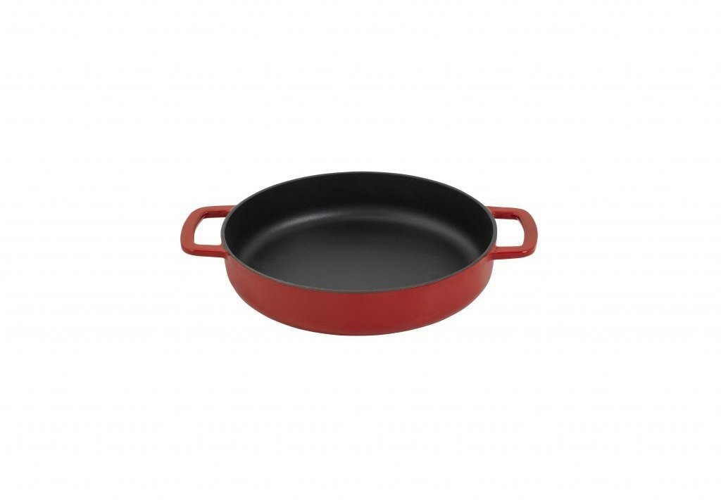 Combekk Litina pánev 24 cm červená/red (192124RD)