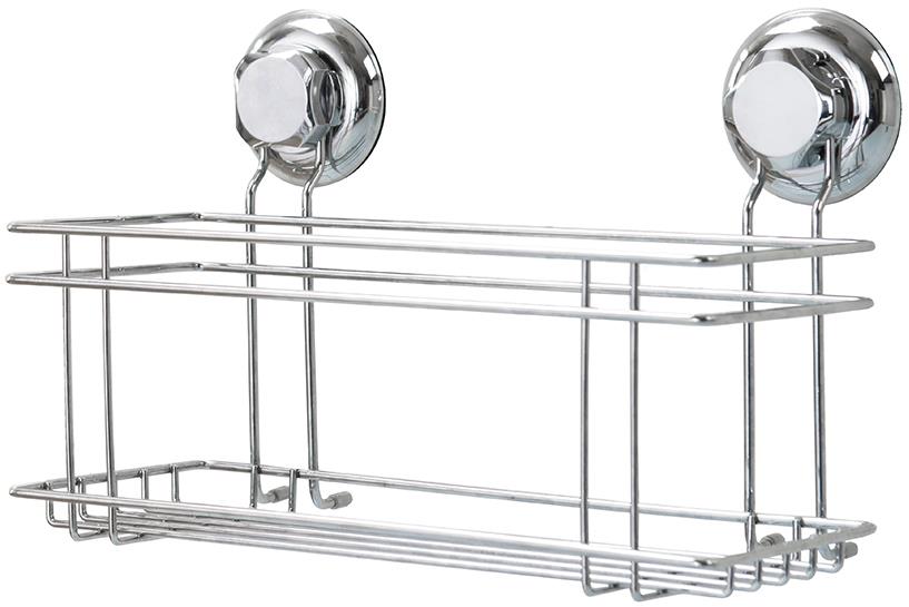 COMPACTOR Bestlock Polička do koupelny, bez vrtání, nosnost až 12 kg