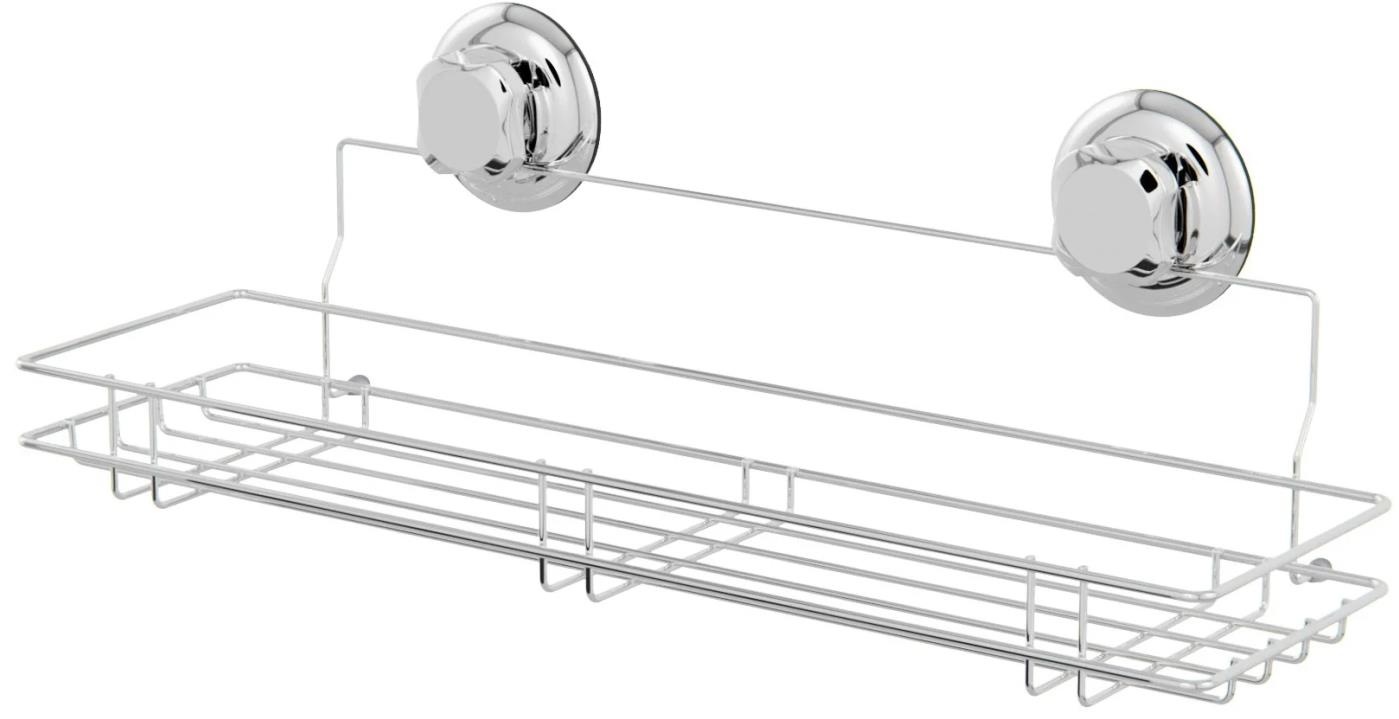 COMPACTOR Polička pod zrcadlo bez vrtání, 11,5 × 45,4 × 14,1 cm