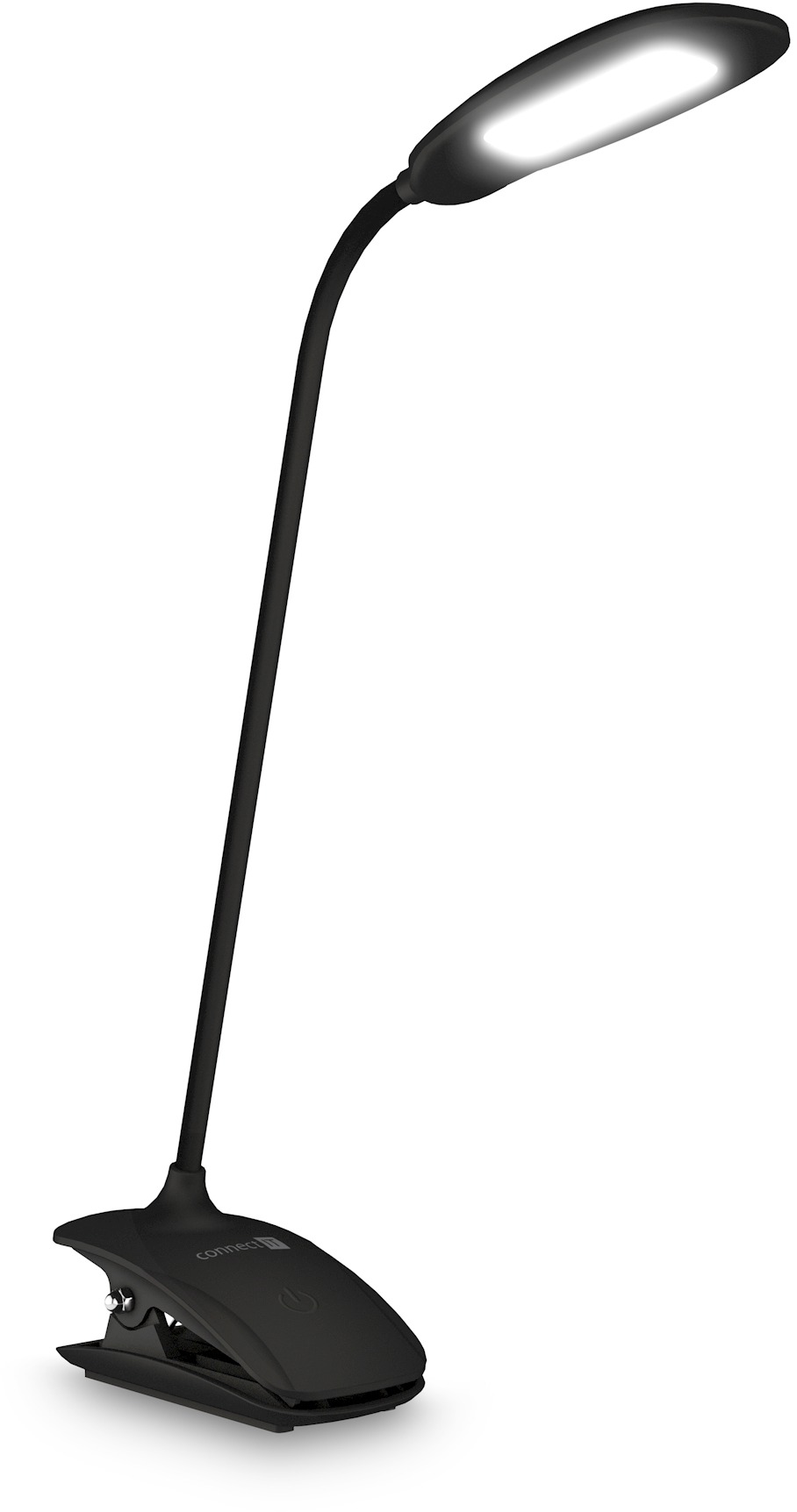 CONNECT IT CLIP s klipem, LED, černá