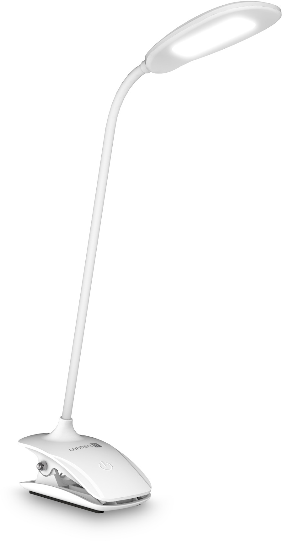 CONNECT IT CLIP s klipem, LED, bílá