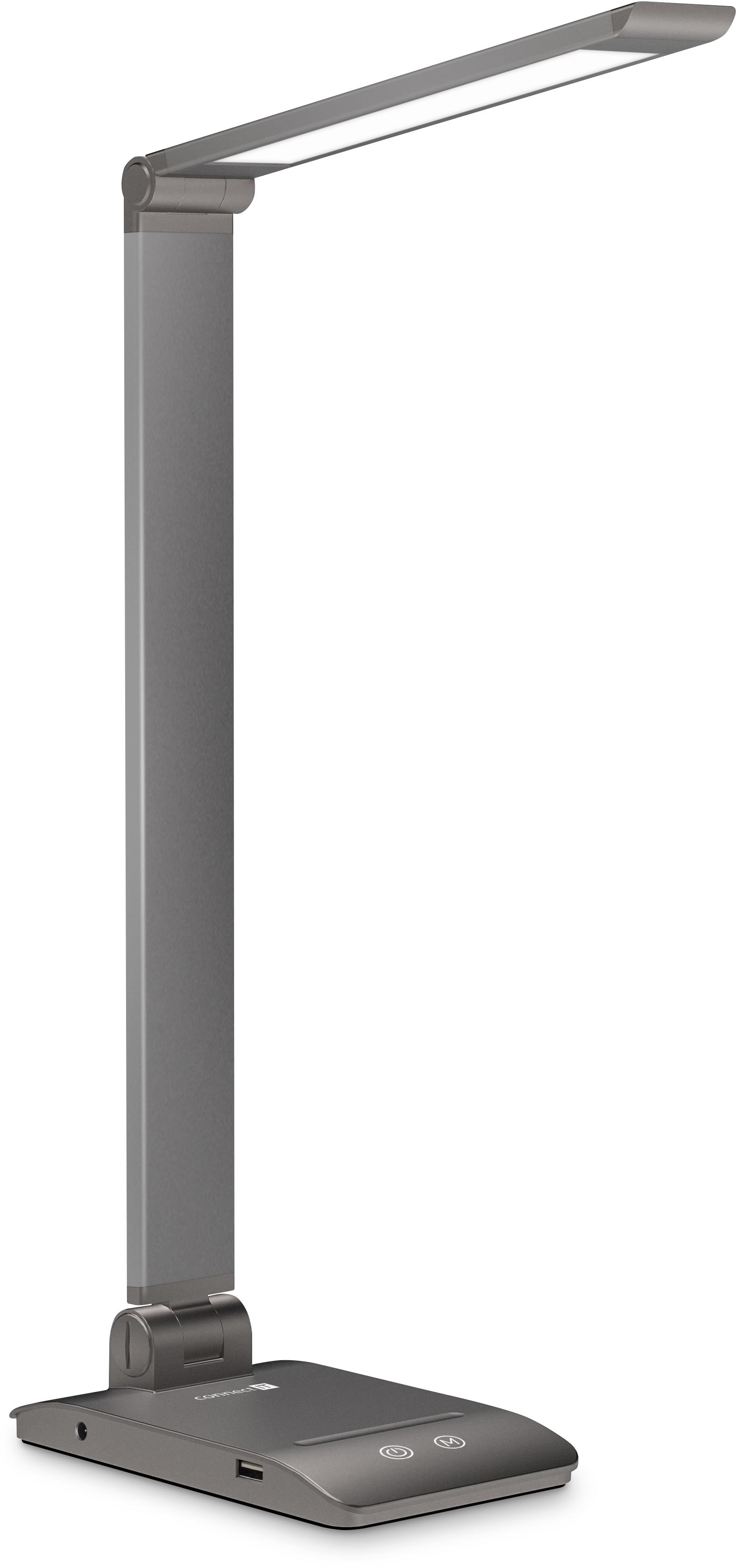 CONNECT IT Bright stolní LED lampička, šedá