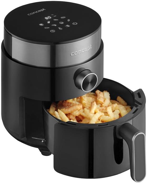 Concept - Horkovzdušná fritéza, objem 2,5 l, černá fr2500
