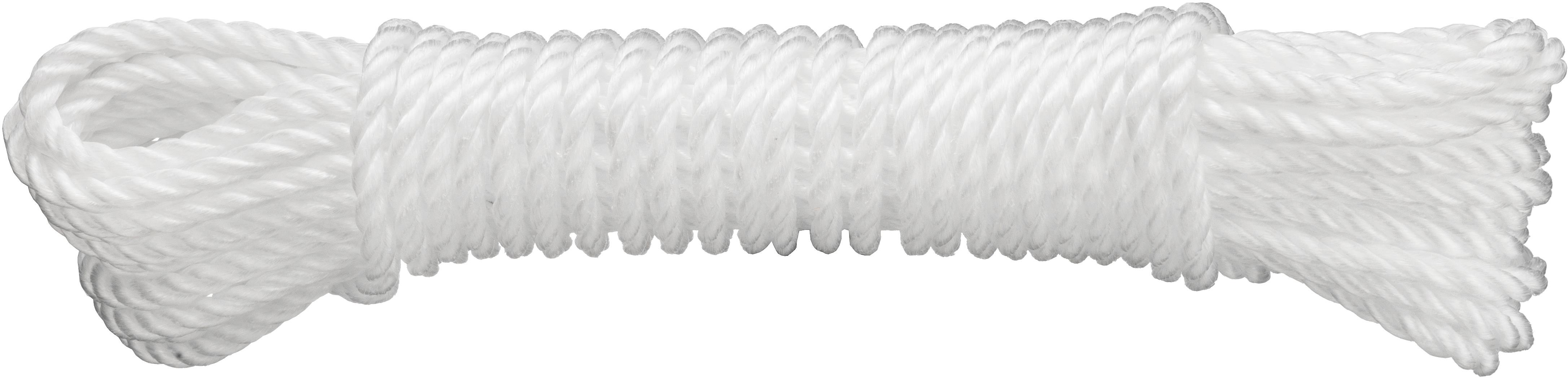 CONNEX PP Lano stáčené 3pramenné, 5 mm × 20 m, bílá DY2702812