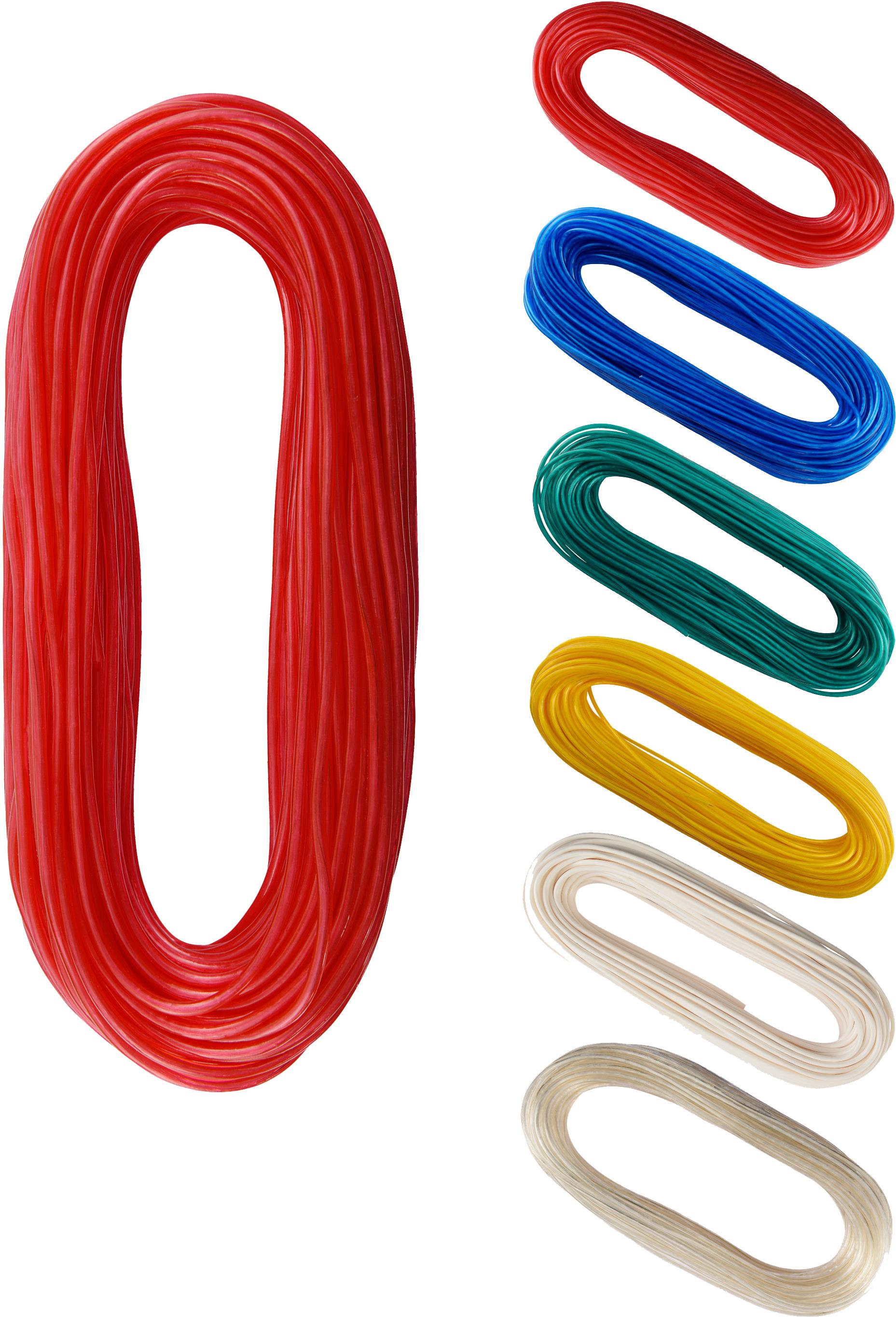 CONNEX PP/PVC prádelní šňůra s ocelovým drátem, 3,5 mm × 20 m, různé barvy