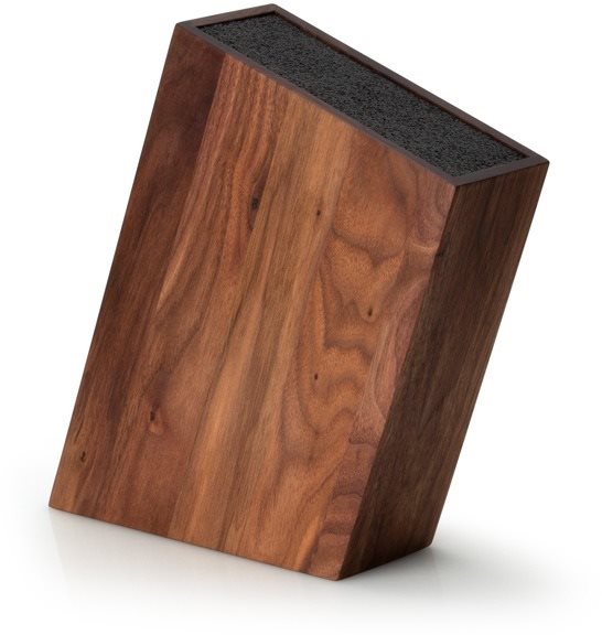 Continenta blok na nože s flexi vložkou šikmý, ořech, 28,5x8x19cm