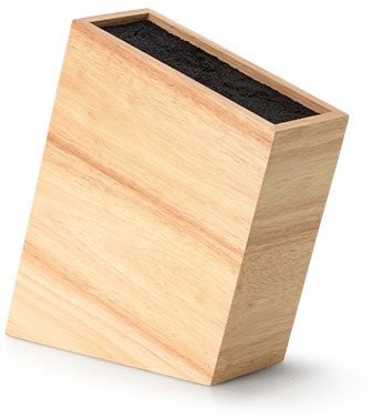 Blok na nože 22 cm, s flexi vložkou, hnědá, gumovník, Continenta