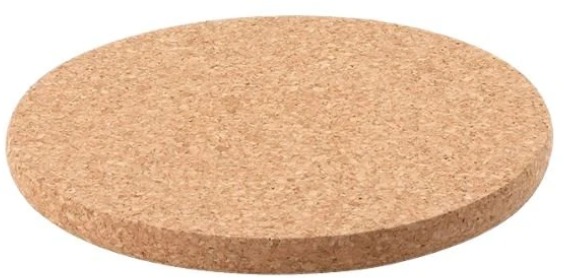 Continenta Podložka kulatá, 25 cm, korek