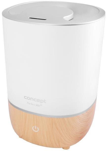 Concept - Zvlhčovač vzduchu, s aroma difuzérem, bílá/dekor dřeva zv1200