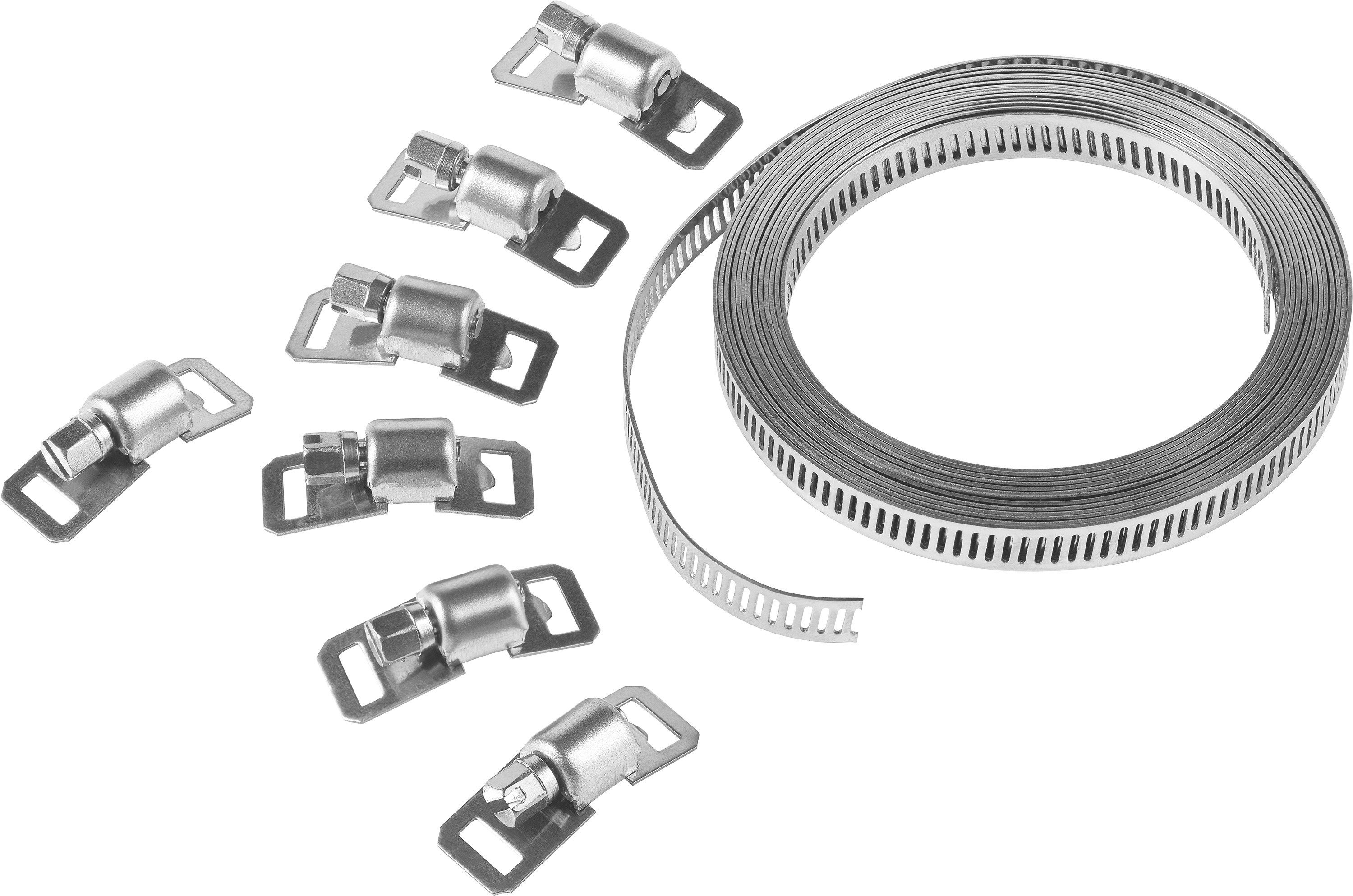 WERKZEYT Univerzální hadicová svorka, 8 mm × 3 m, 8 svorek