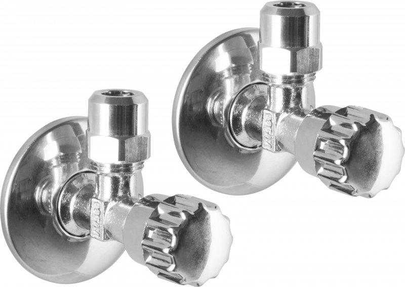 CORNAT Sada rohových ventilů 1/2", chrom, 2 ks