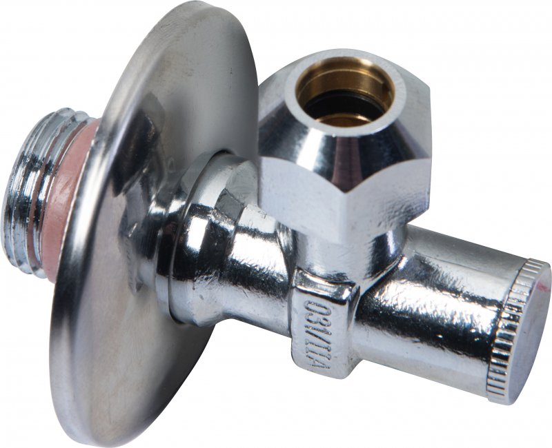 CORNAT Rohový ventil 1/2", chrom, krátký