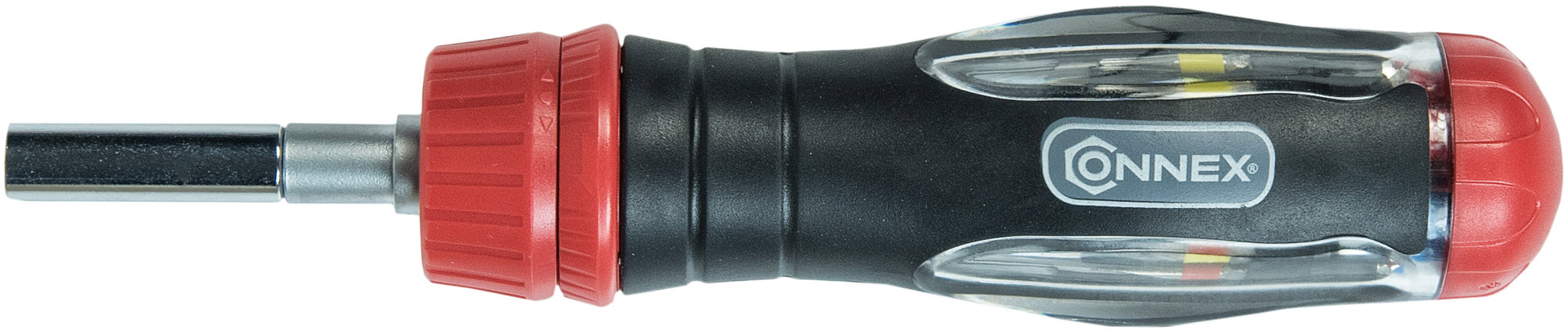 CONNEX Teleskopický ráčnový šroubovák s 12 bity, magnetický
