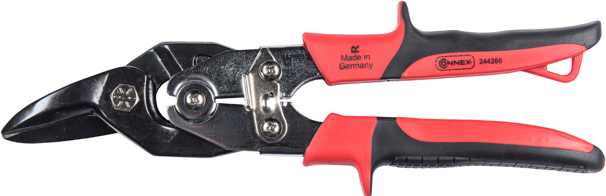 CONNEX Převodové nůžky na plech vystřihovací, 260 mm, doprava/rovně