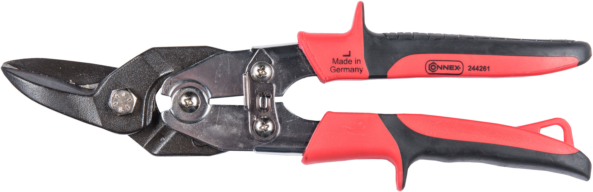 CONNEX Převodové nůžky na plech vystřihovací, 260 mm, doleva/rovně