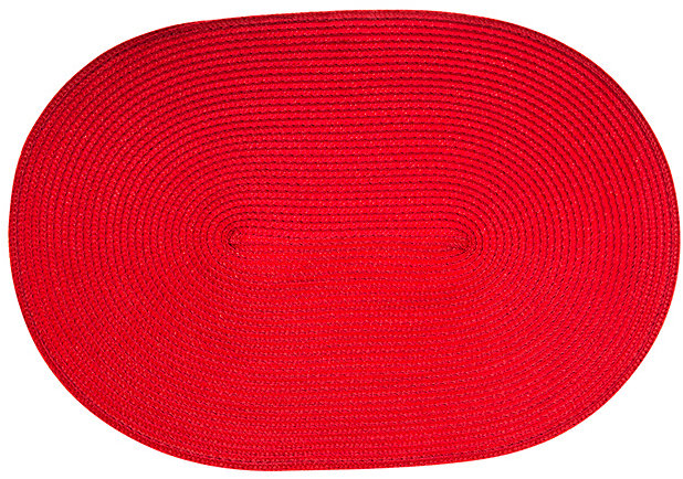 Continenta Prostírání oválné 45 × 31 cm červené