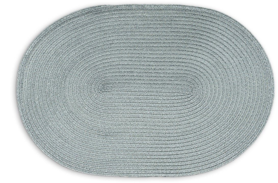 Continenta Prostírání oválné 45 × 31 cm šedivo modré