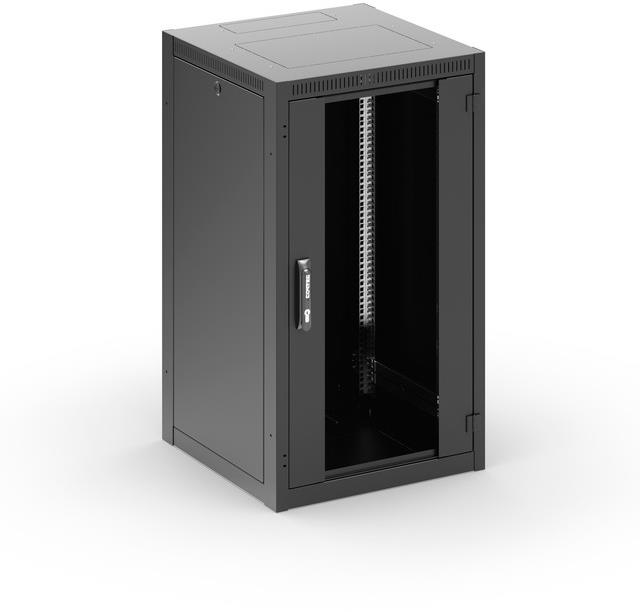 Conteg RI7-27-60/80 - 19" datový rozvaděč, 27U, 600 × 800 mm, černý
