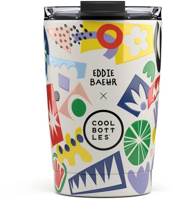 Cool Bottles Nerezový termohrnek Eddie Baehr - Electric Garden 330 ml