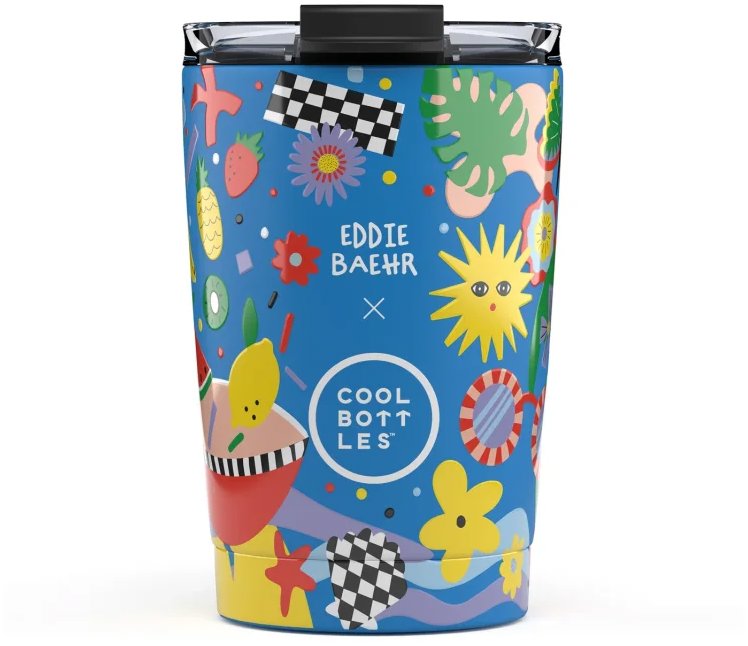 Cool Bottles Nerezový termohrnek Eddie Baehr - Sunshine Fiesta 330 ml
