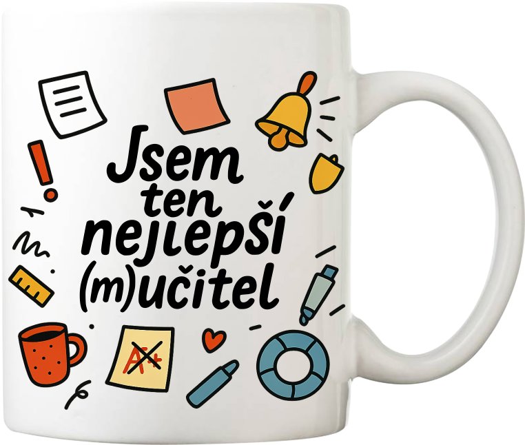 Coolkousky Hrnek porcelánový s potiskem pro učitele/ku- Učitel