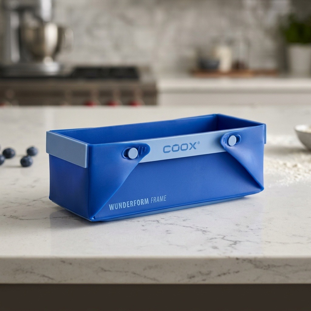 COOX Rozkládací silikonová forma Wunderform Frame S, modrá