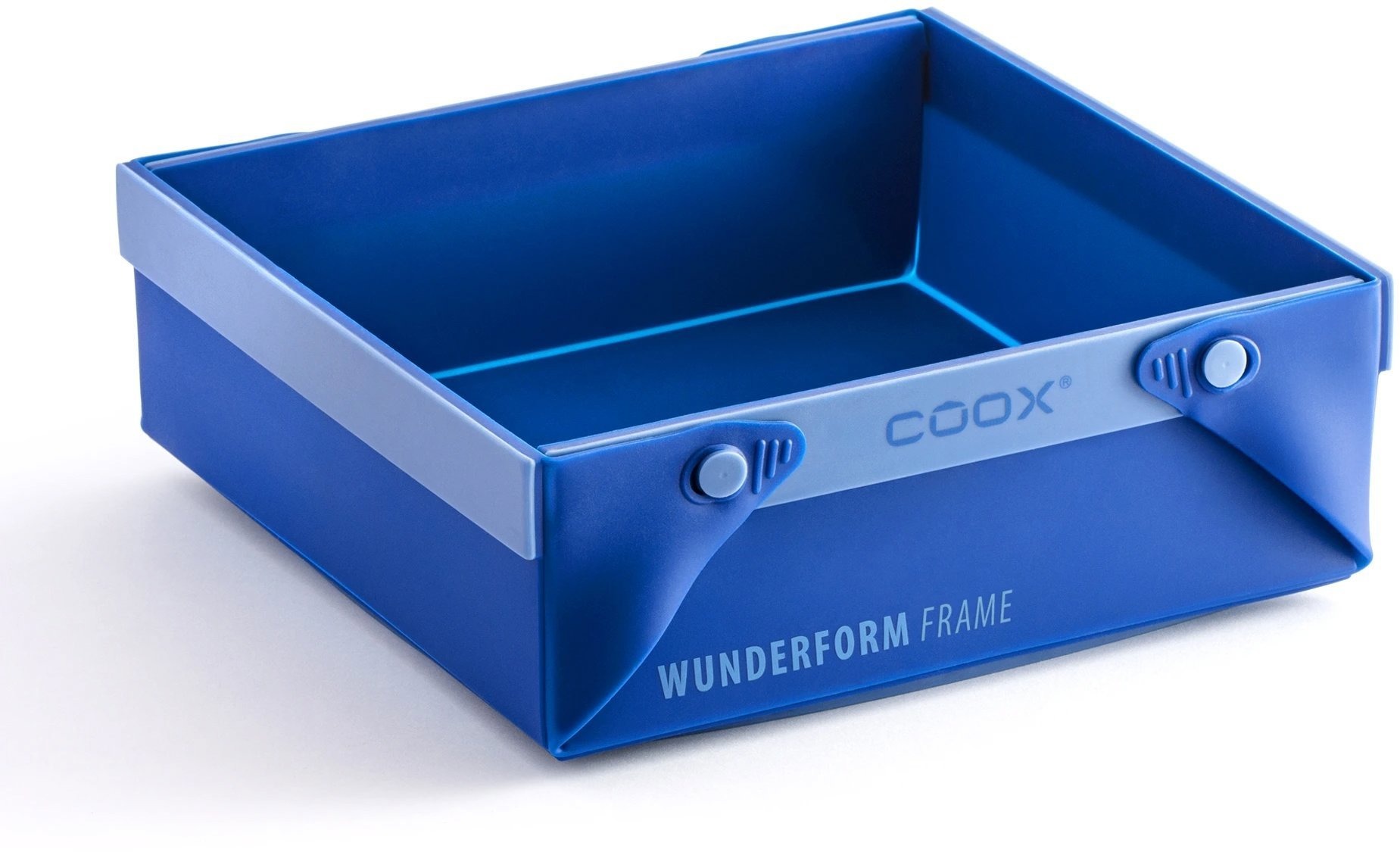 COOX Rozkládací silikonová forma Wunderform Frame SQ, modrá