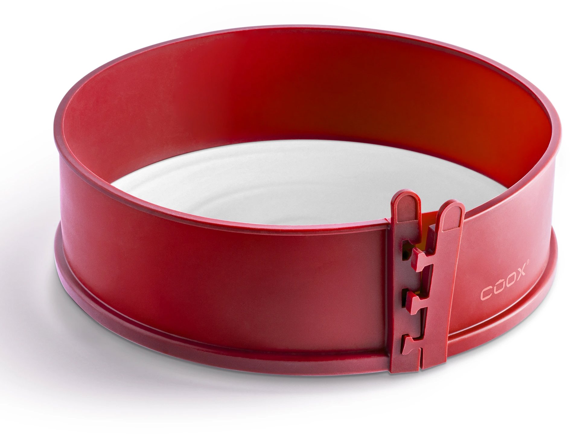 COOX Forma Spring průměr 26 cm s porcelánovou základnou, červená