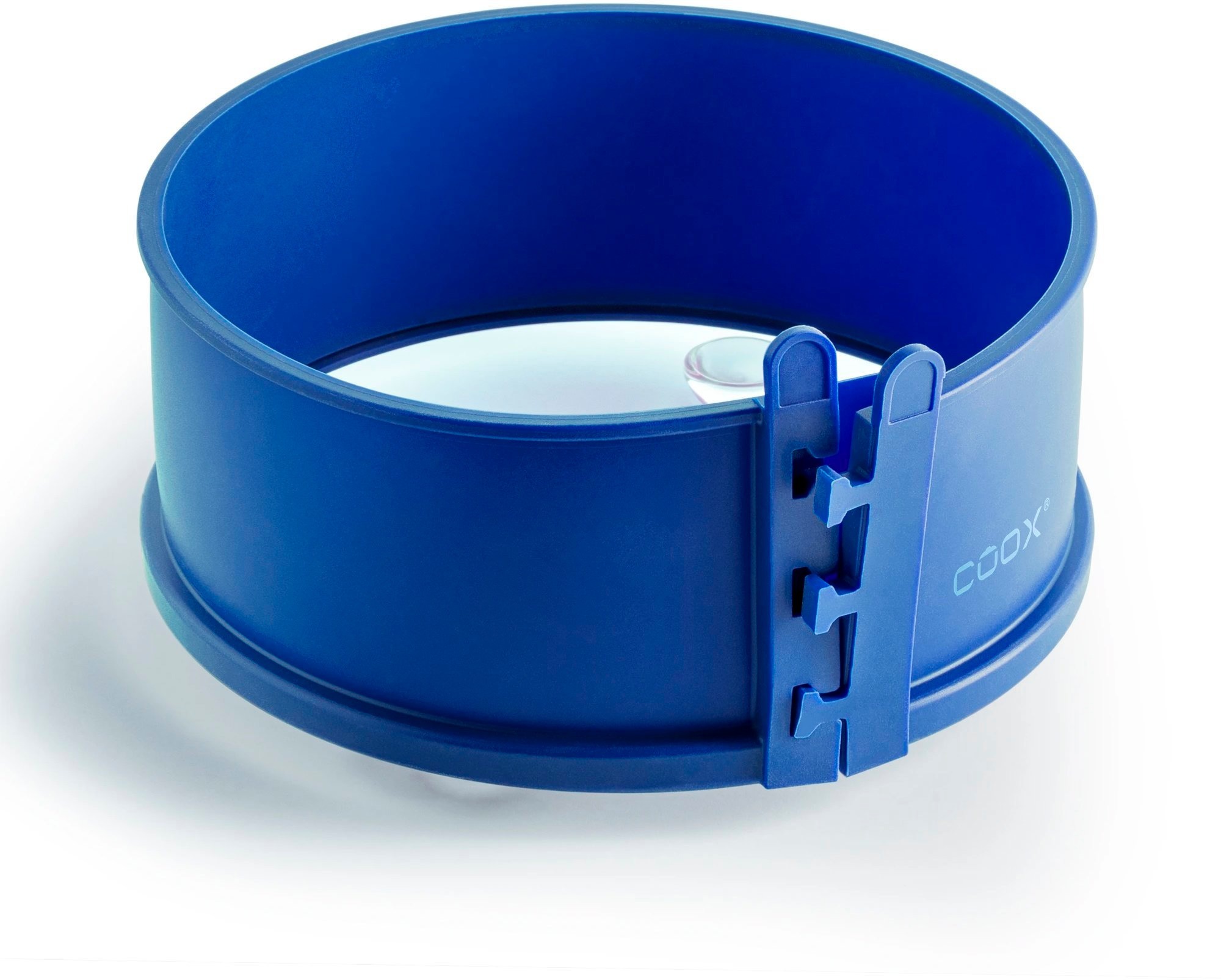 COOX Forma Spring průměr 18 cm se skleněnou základnou a nožičkami, modrá