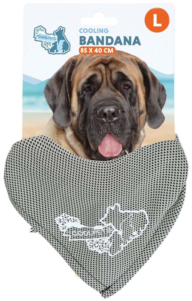 CoolPets chladící šátek Beige 85 × 40 cm / L
