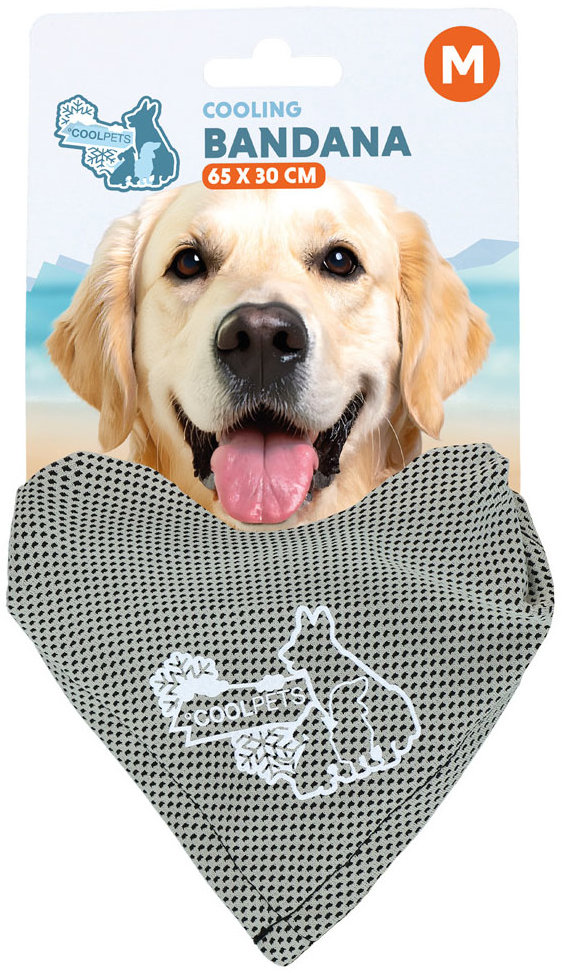 CoolPets chladící šátek Beige 65 × 30 cm / M