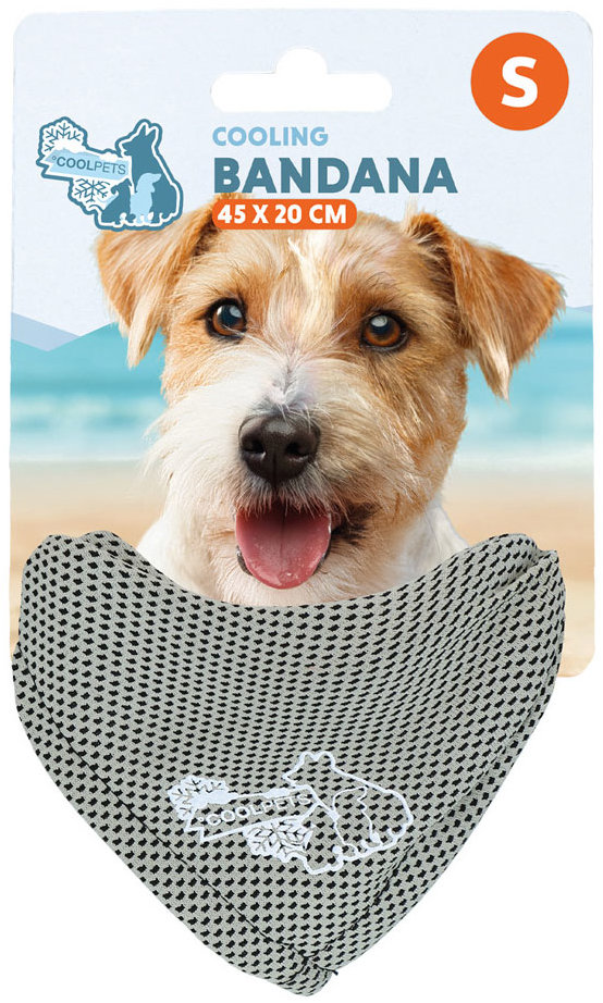 CoolPets chladící šátek Beige 45 × 20 cm / S