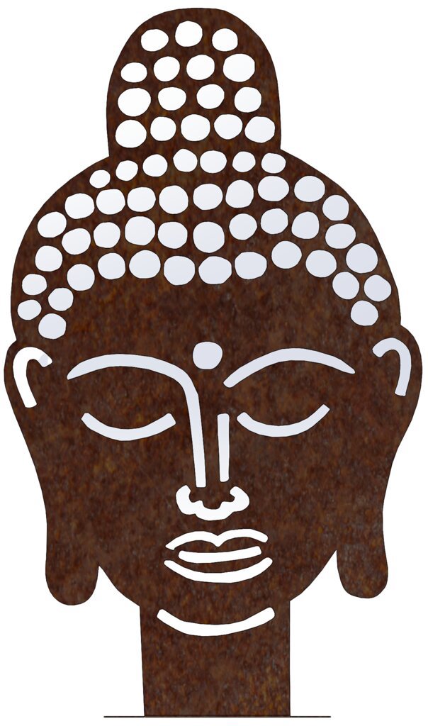 CORGARDEN Buddha 70 × 42 cm corten