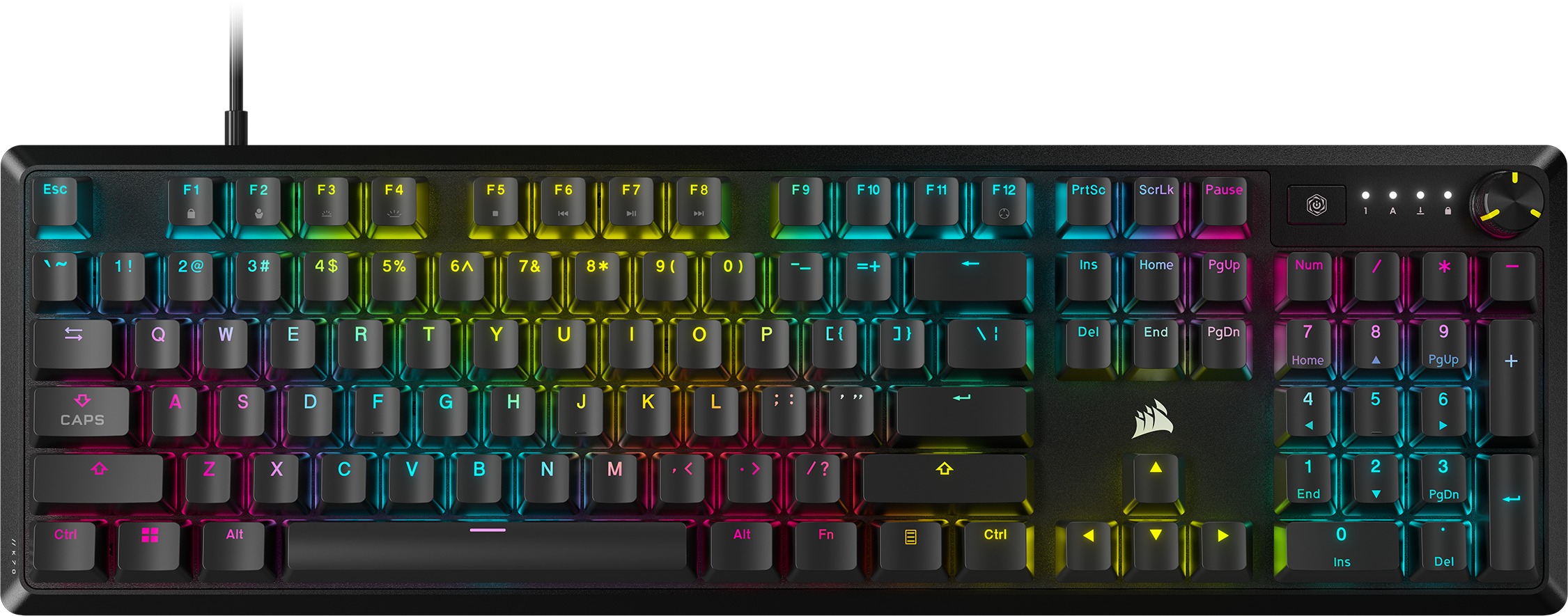 Corsair K70 CORE RGB Black (Red Linear) - US