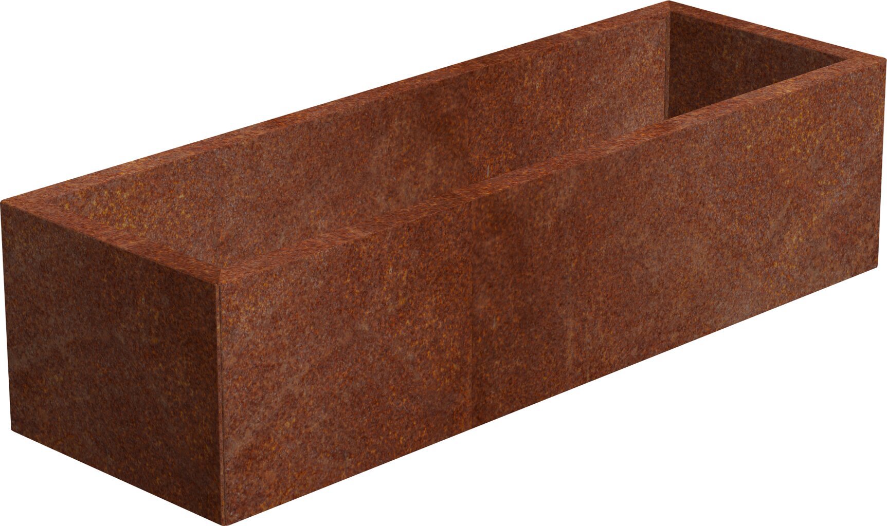 Corgarden Line Zahradní květináč 40 × 90 × 30 cm, corten