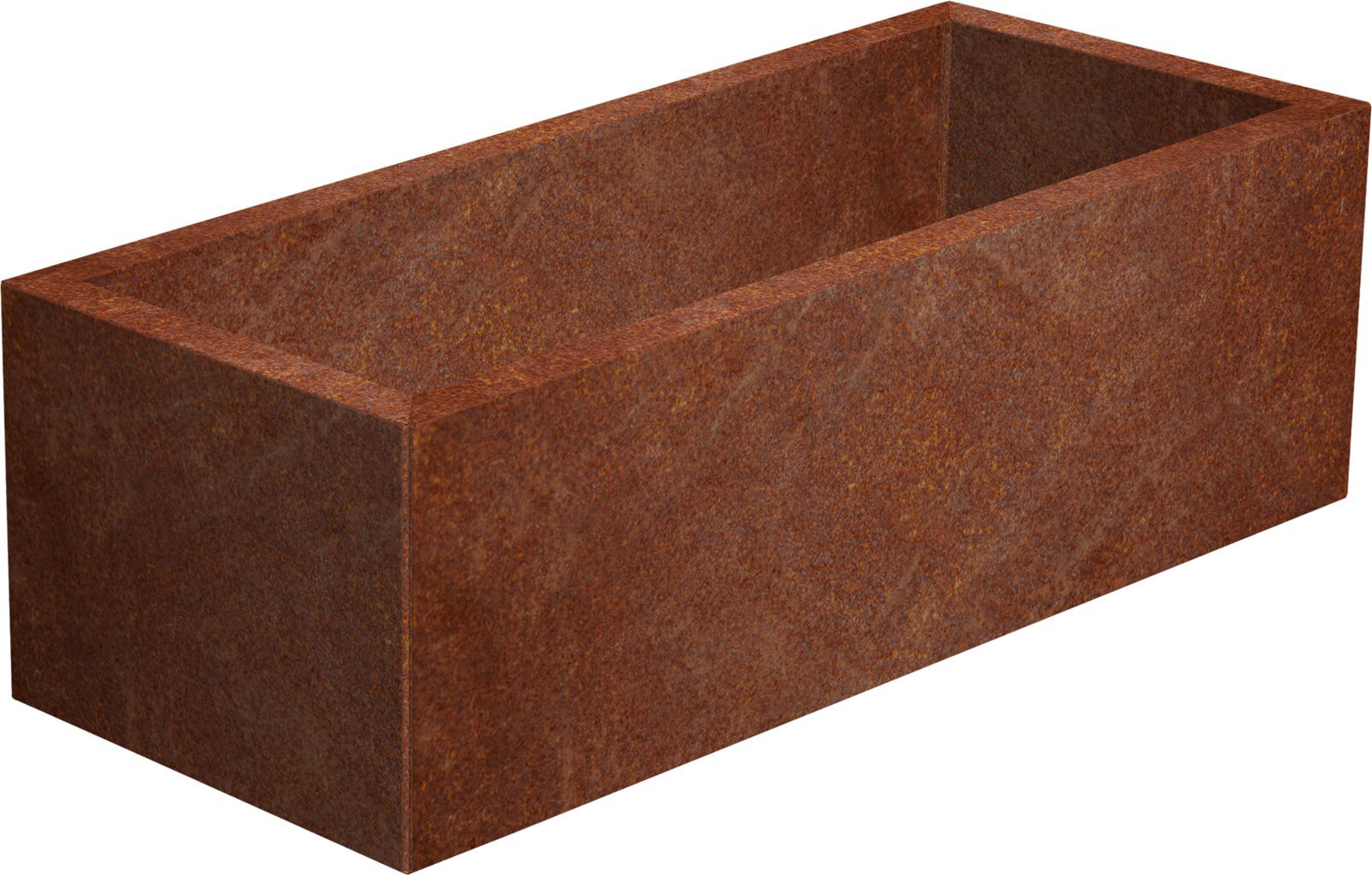 Corgarden Line Zahradní květináč 40 × 120 × 30 cm, corten