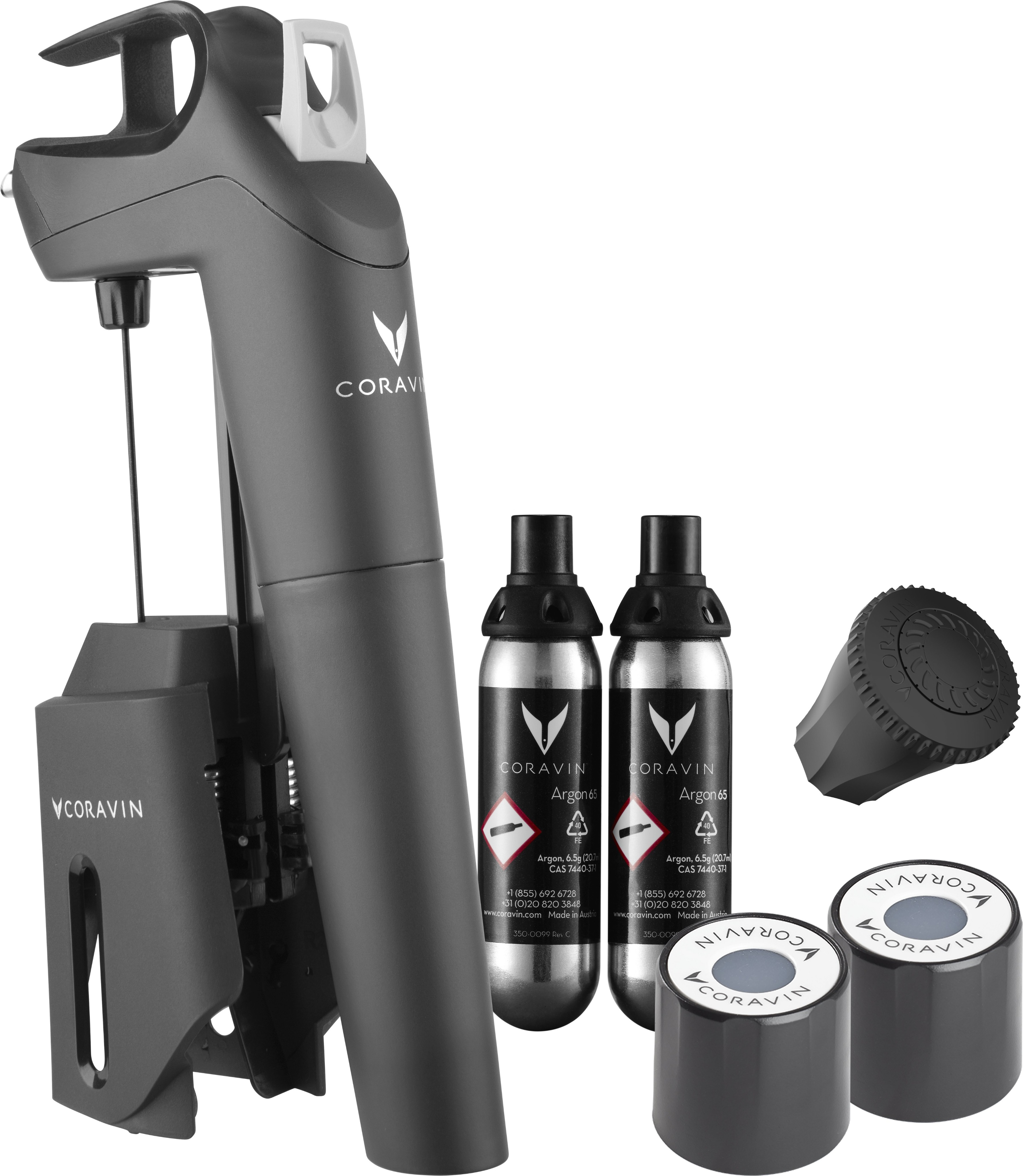 Coravin® Timeless Three + Systém pro uchování vína - Black