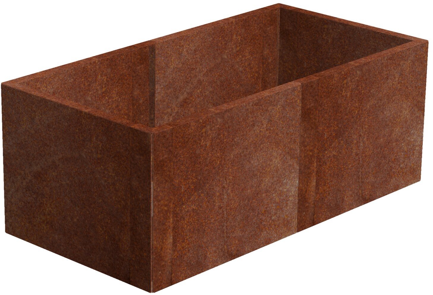 Corgarden Alto Vyvýšený záhon 69 × 136 × 52 cm, corten