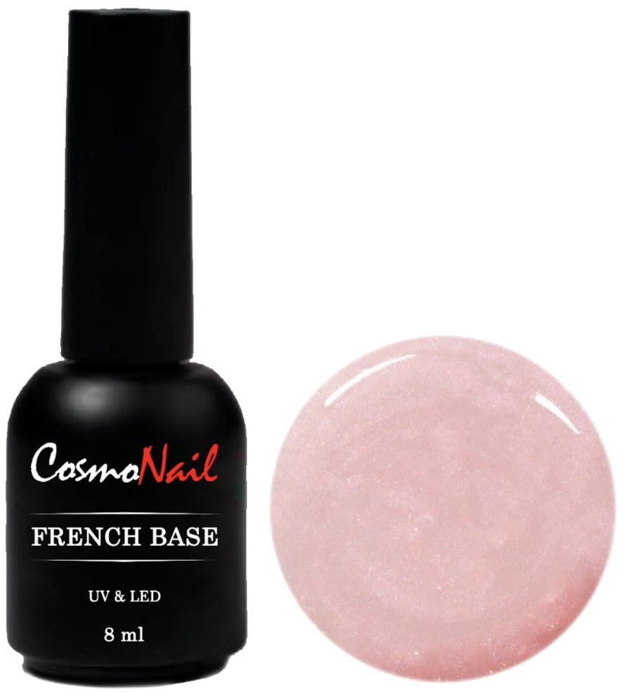 CosmoNail French base LL Glitter 014, 8 ml