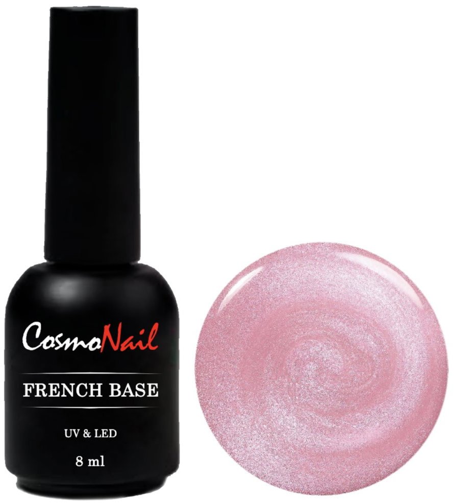 CosmoNail French base LL Glitter 015, 8 ml