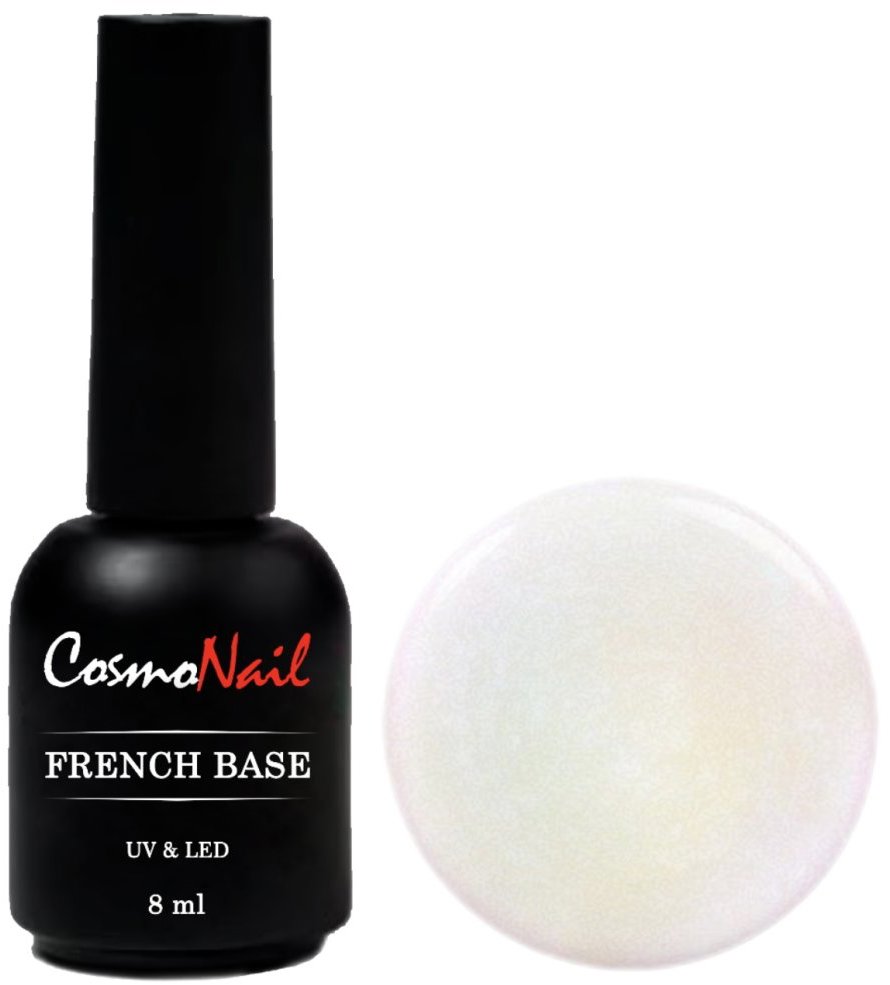 CosmoNail French base LL Glitter 021, 8 ml