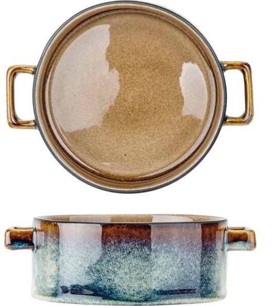 Cosy & Trendy 4 × Miska na polévku Quintana 450 ml, hnědá
