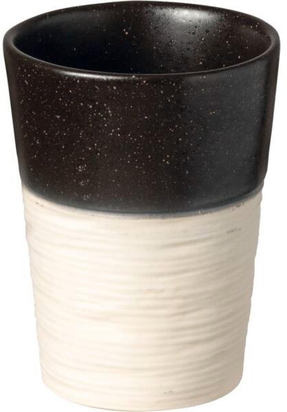 Costa Nova Hrnek bez ucha Notos 120 ml, pískový / černý