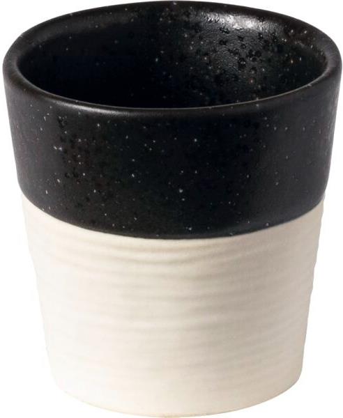 Costa Nova Hrnek bez ucha Notos 80 ml, pískový / černý