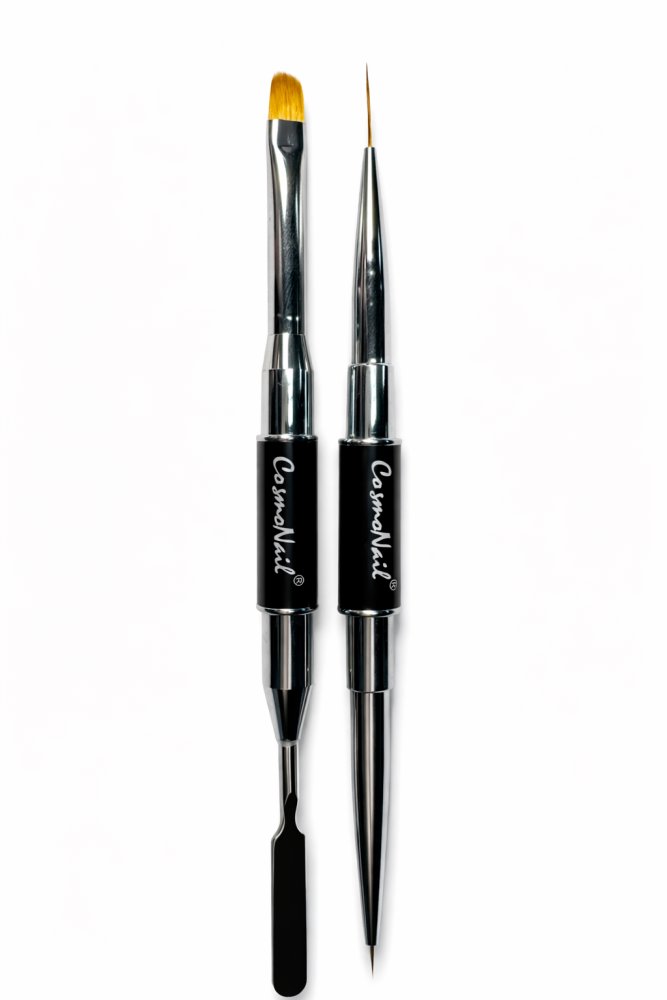 CosmoNail Sada štětců Acrygel & Liner, 2 ks